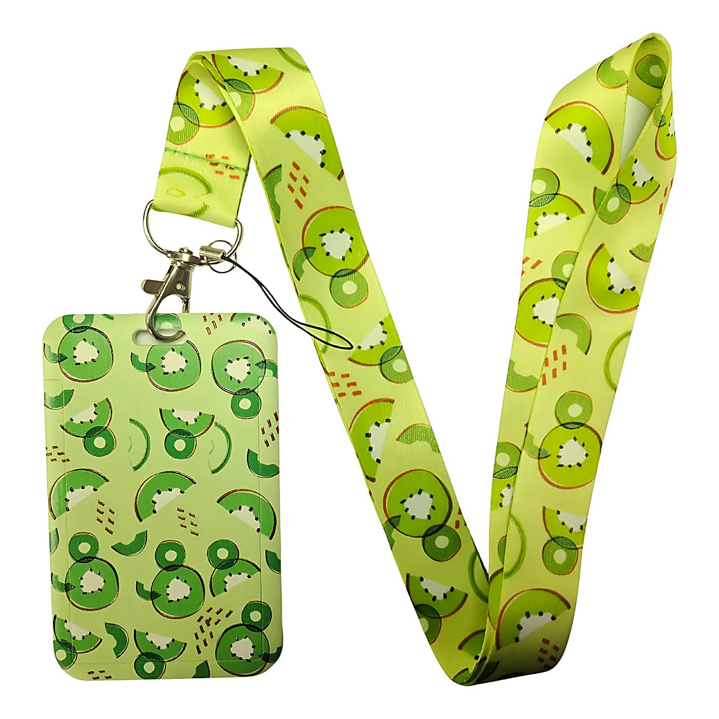 Porta Credencial con Lanyard Kiwi Verde