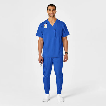 Polera clínica Hombre  Azul Rey 6619A Wonderwink Pro