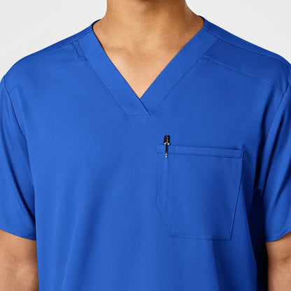 Polera clínica Hombre  Azul Rey 6619A Wonderwink Pro