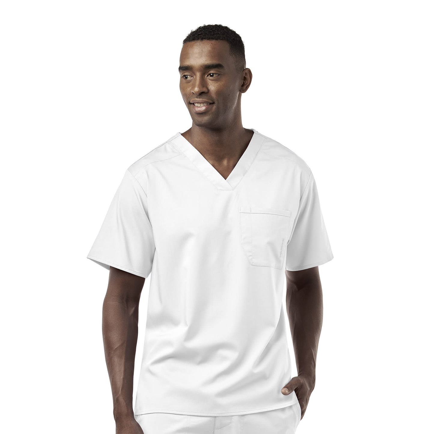 Polera Hombre Blanco 6619a Wonderwink Pro