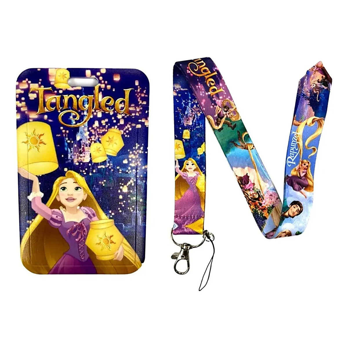 Porta Credencial con Lanyard Rapunzel Kb221