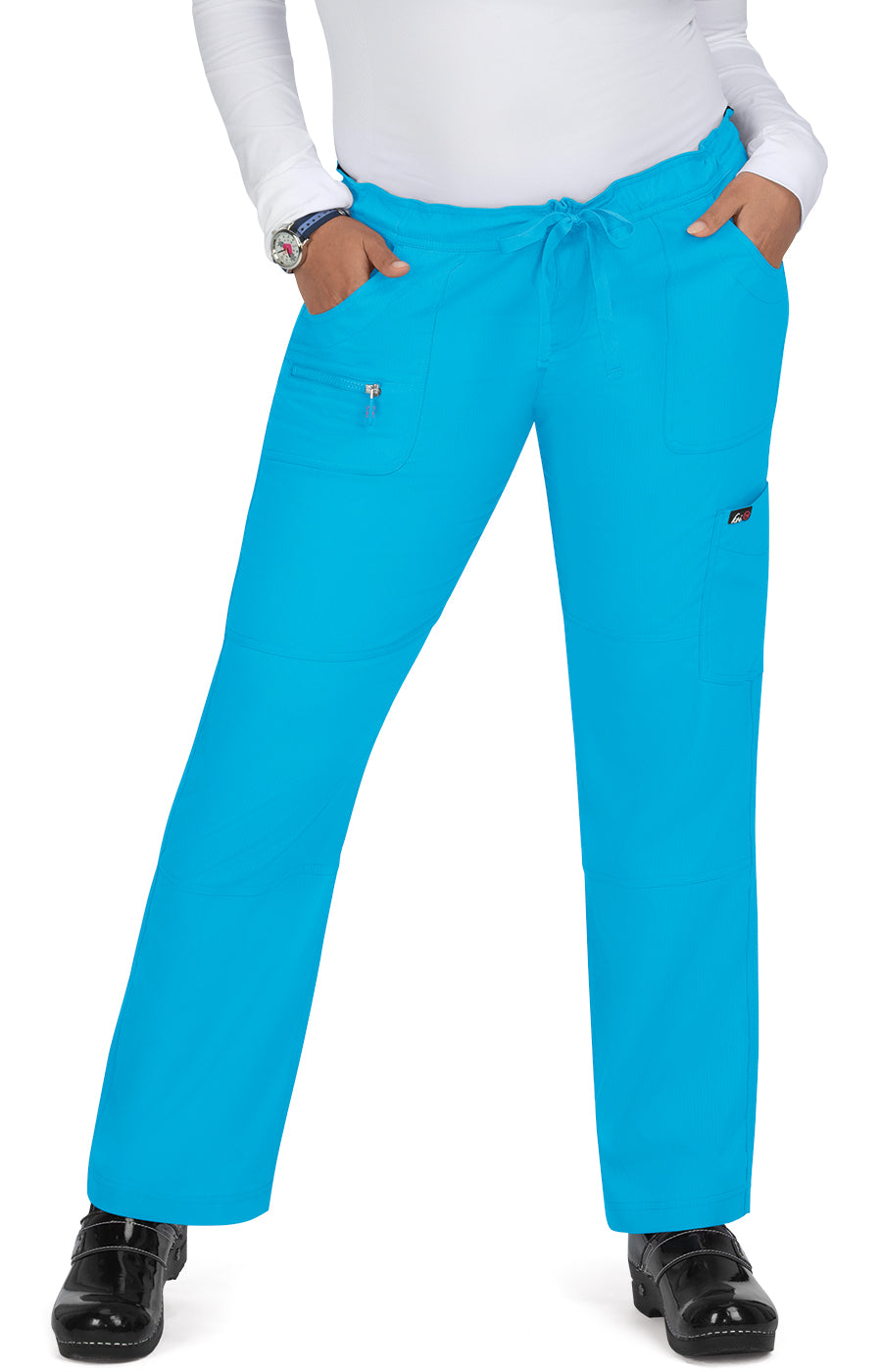 Pantalón clínico mujer Celeste Eléctrico 721-R-065 Koi Lite