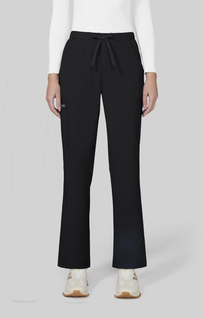 Pantalón Clínico Mujer 731 Koi Lite, color Negro - Uniformes Clínicos Sami