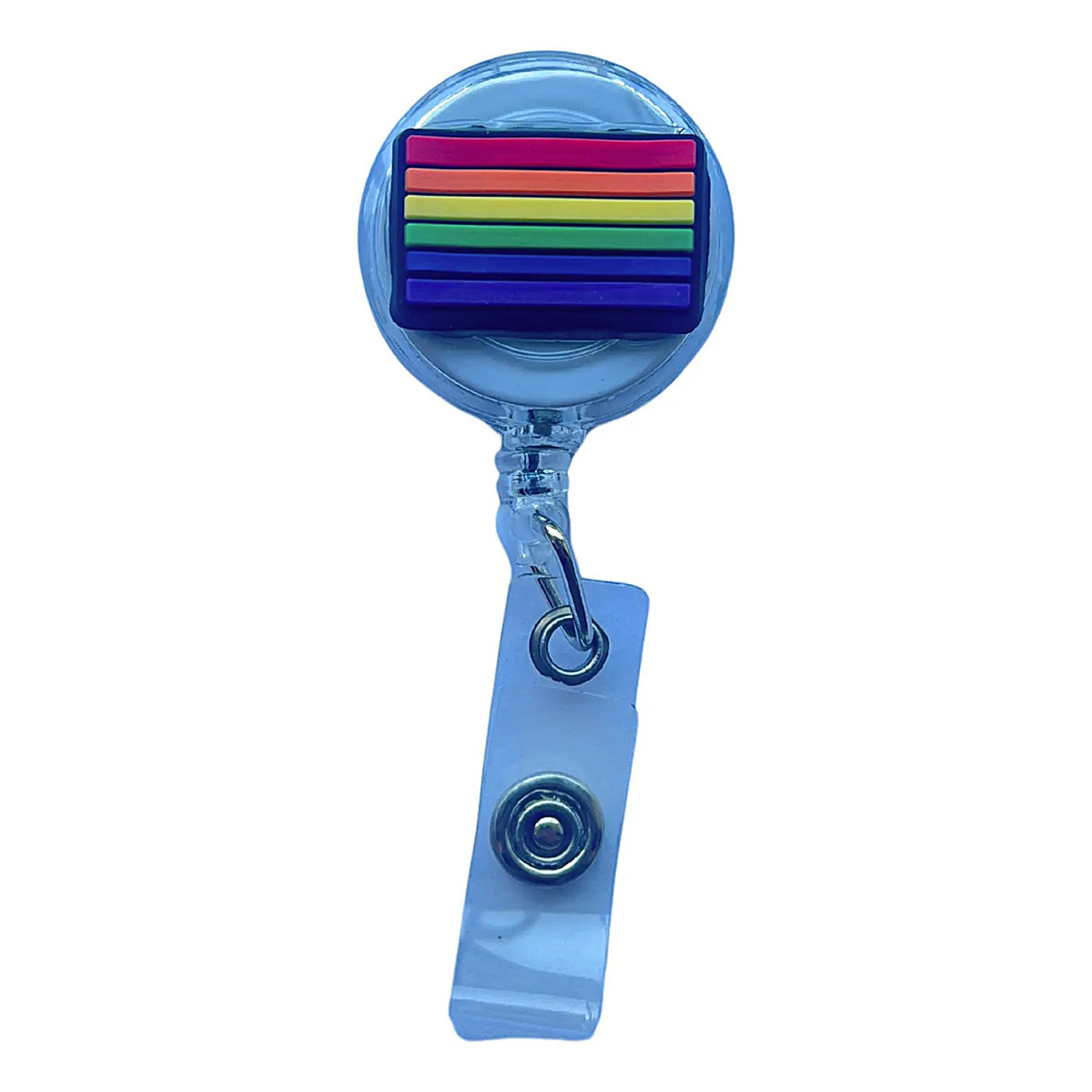Porta Credencial con Yoyo Retractil Lgtbi Negro