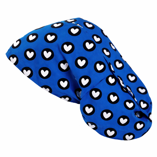 Gorro Clinico Lycra Mujer Poodle Electric Heart