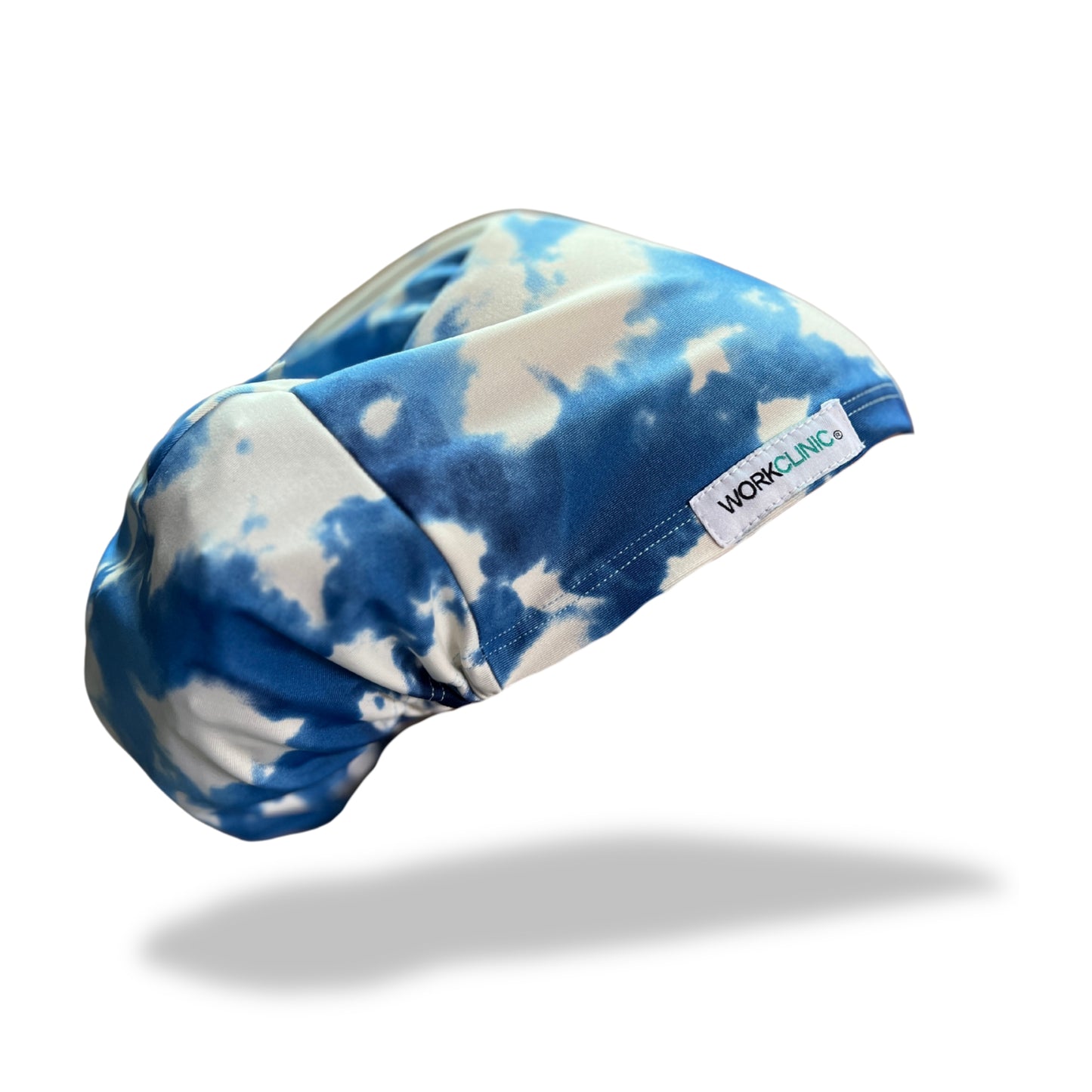 Gorro Clínico / Cofia Mujer Lycra Tie Dye Cielo