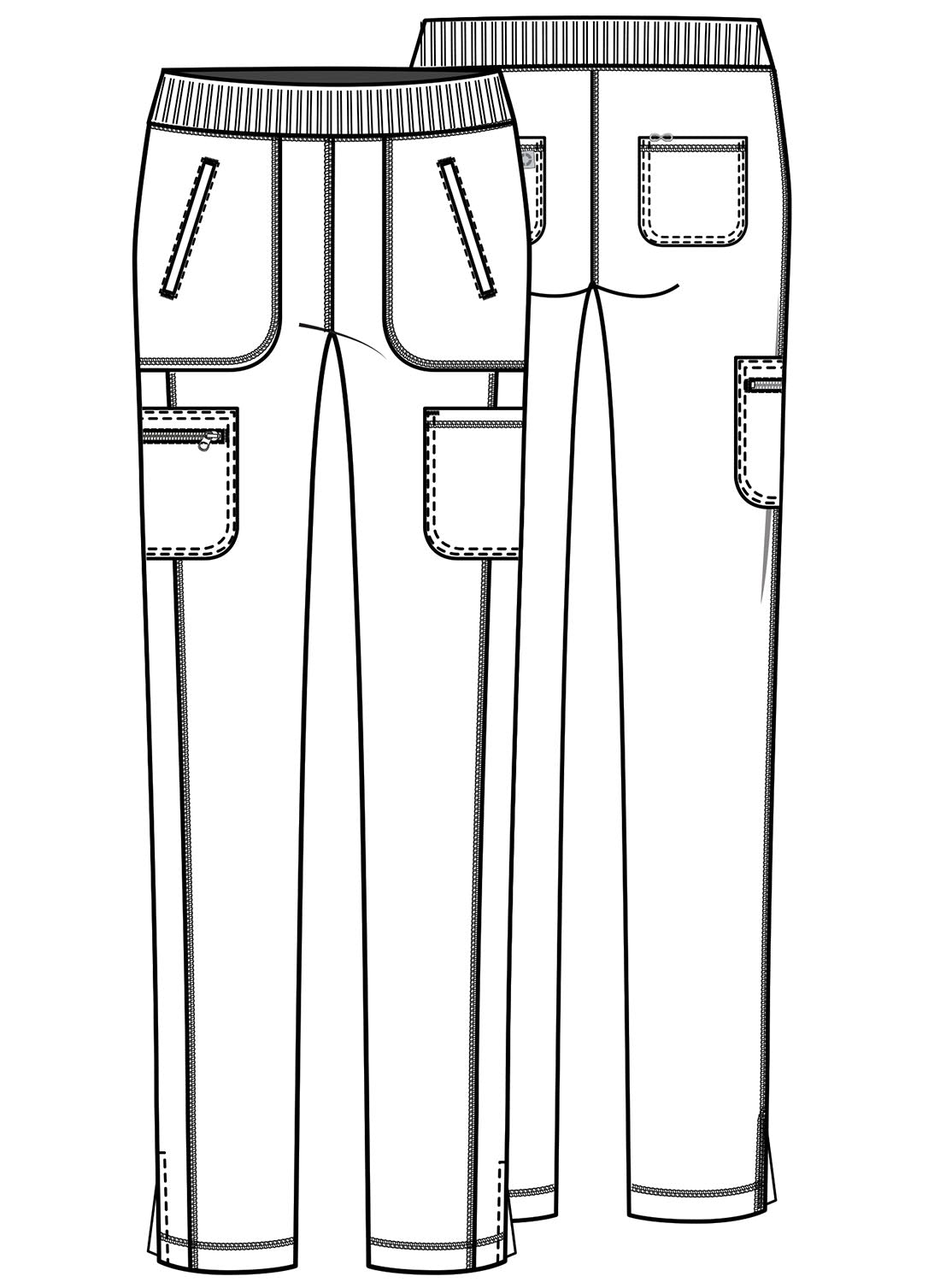 Pantalón Clínico Mujer CK065a Verde TLPS Cherokee Infinity Legacy