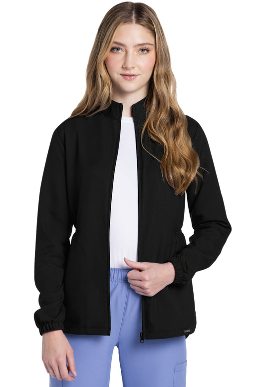 Chaqueta / Polerón Clínico Mujer Negro CK391A Cherokee WW Ultra