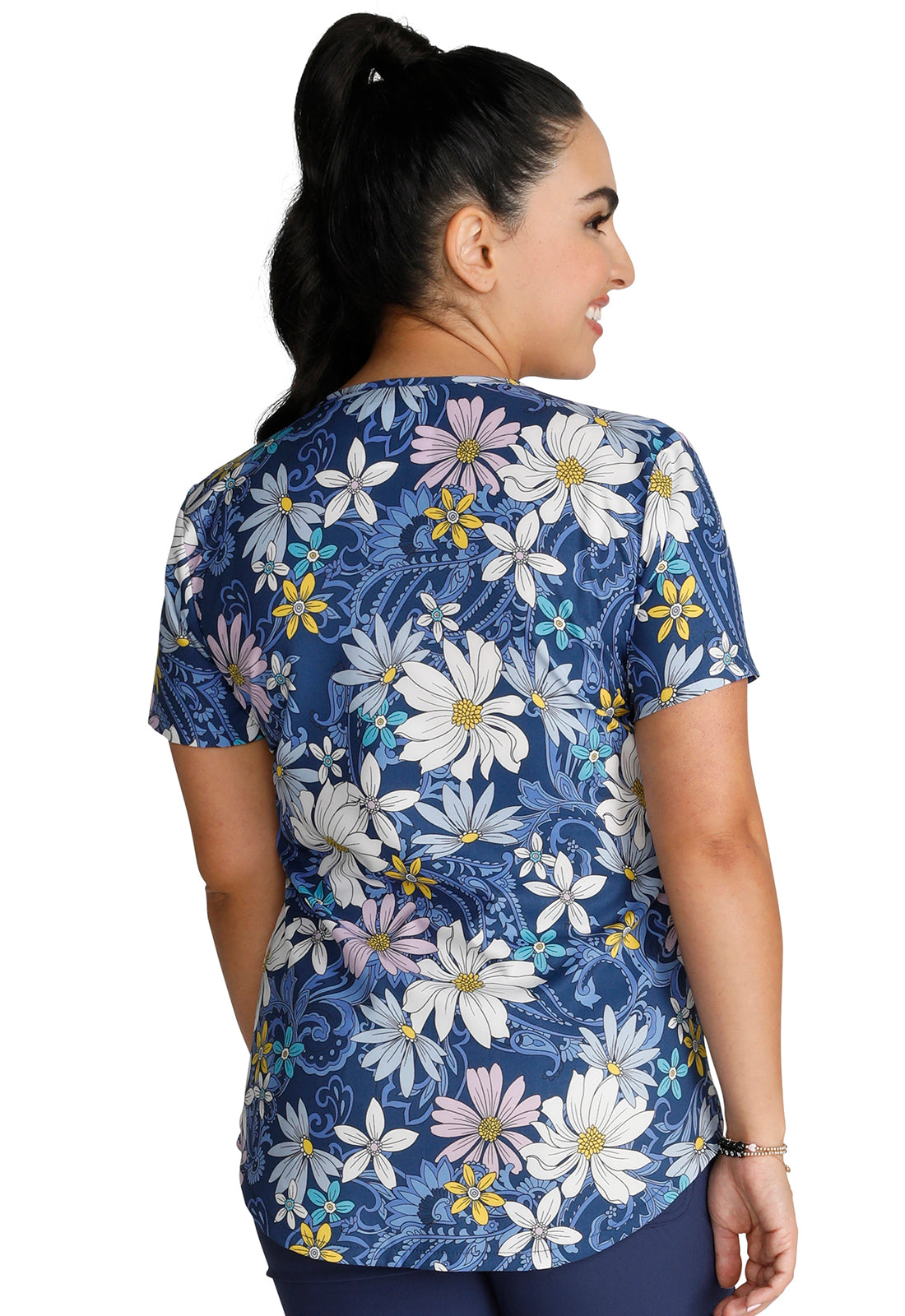 Polera Clínica Estampada Mujer CK637 PYSL Cherokee