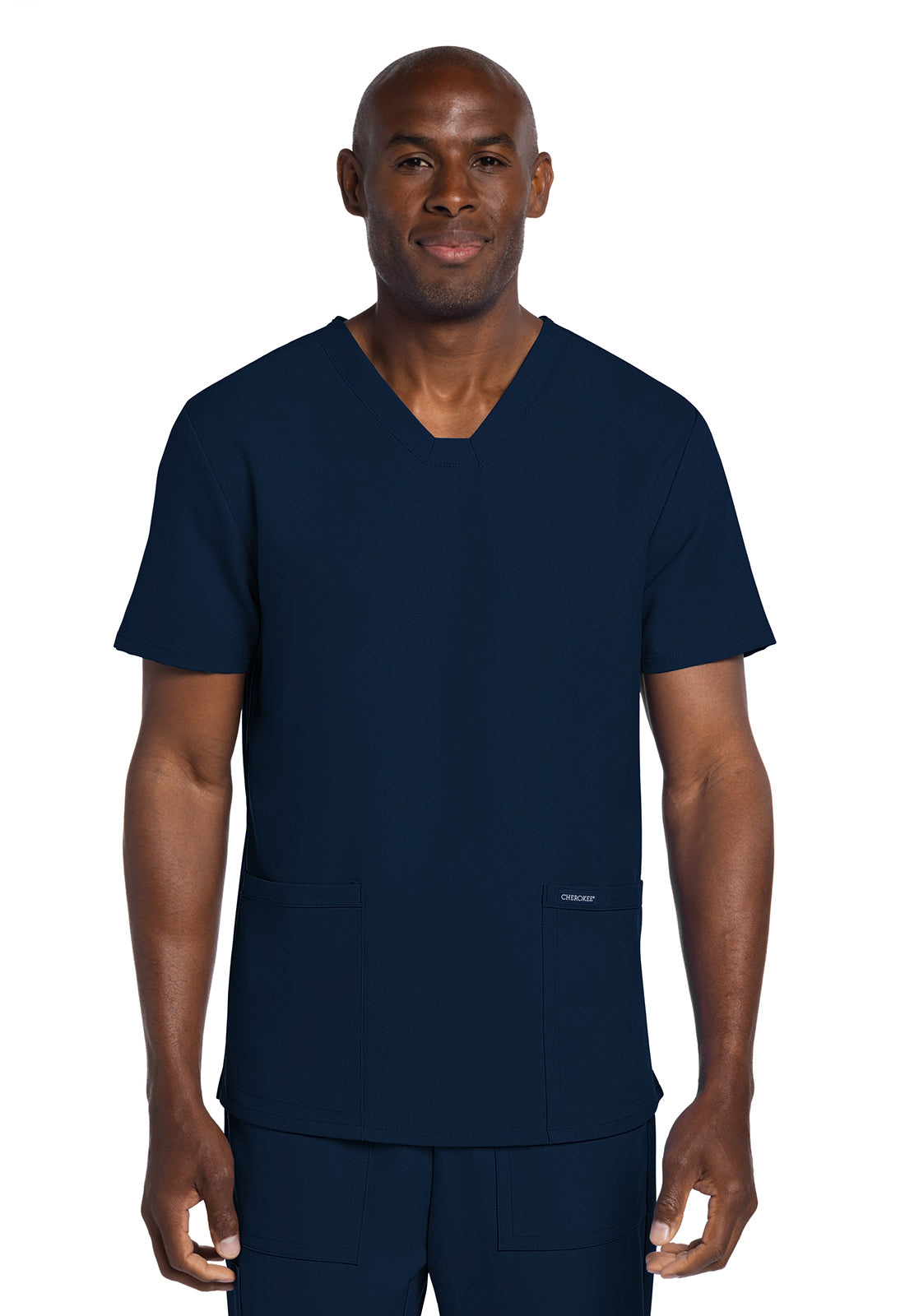 Polera Clínica Hombre Azul Navy CK784A Cherokee Ultra