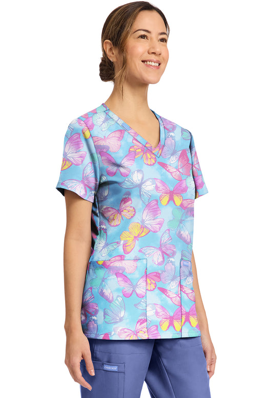 Polera Clínica Mujer Estampada CK856 GWBF Cherokee