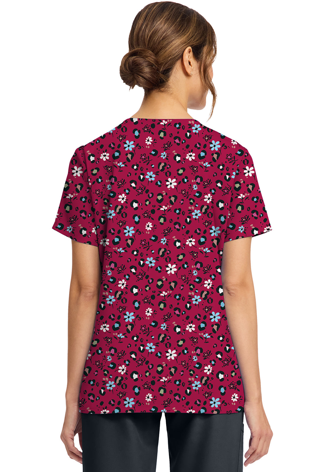 Polera Clínica Mujer Estampada Ck856 WLDI Cherokee Ultra