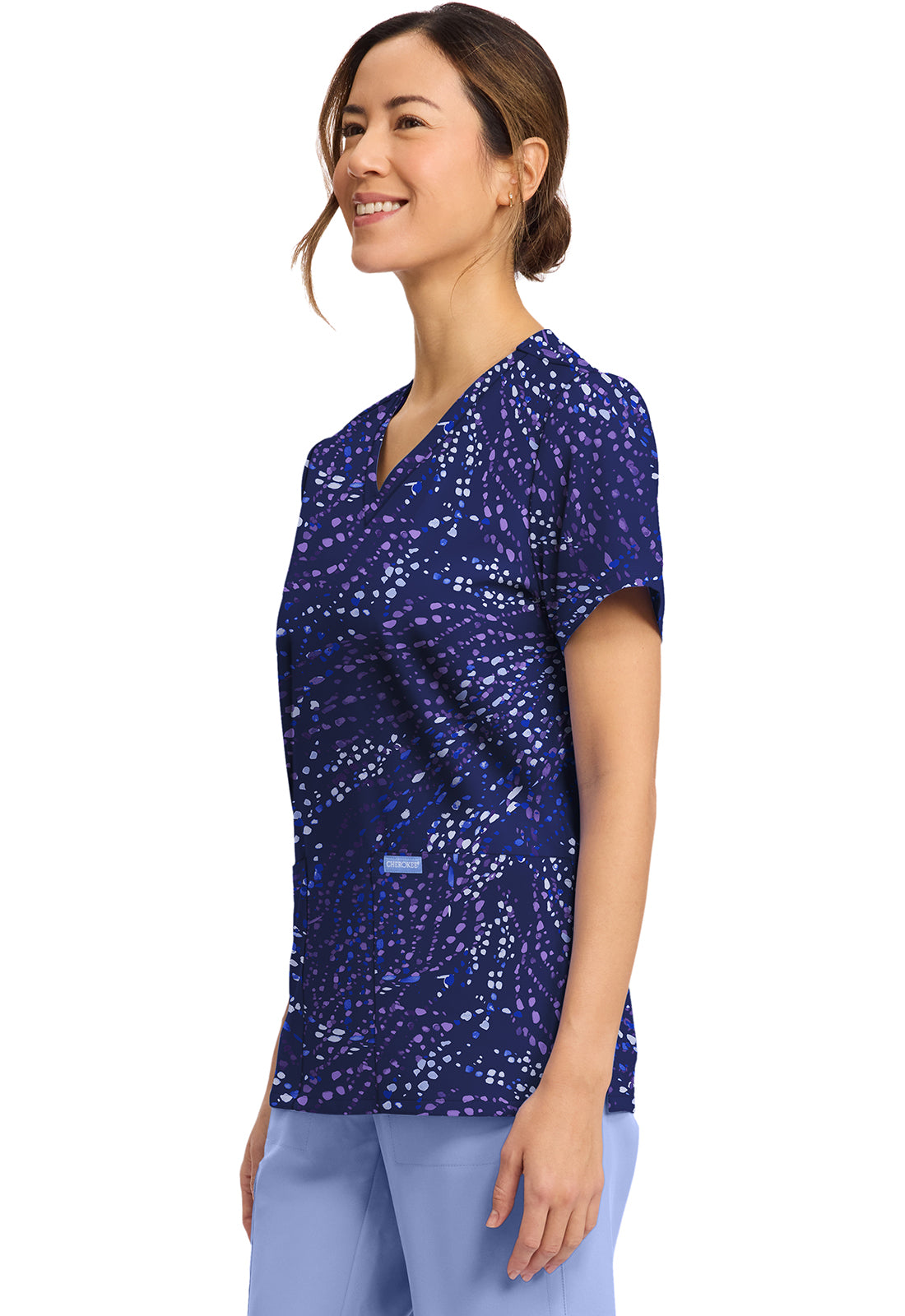 Polera Clínica Mujer Estampada CK856 WLSP Cherokee