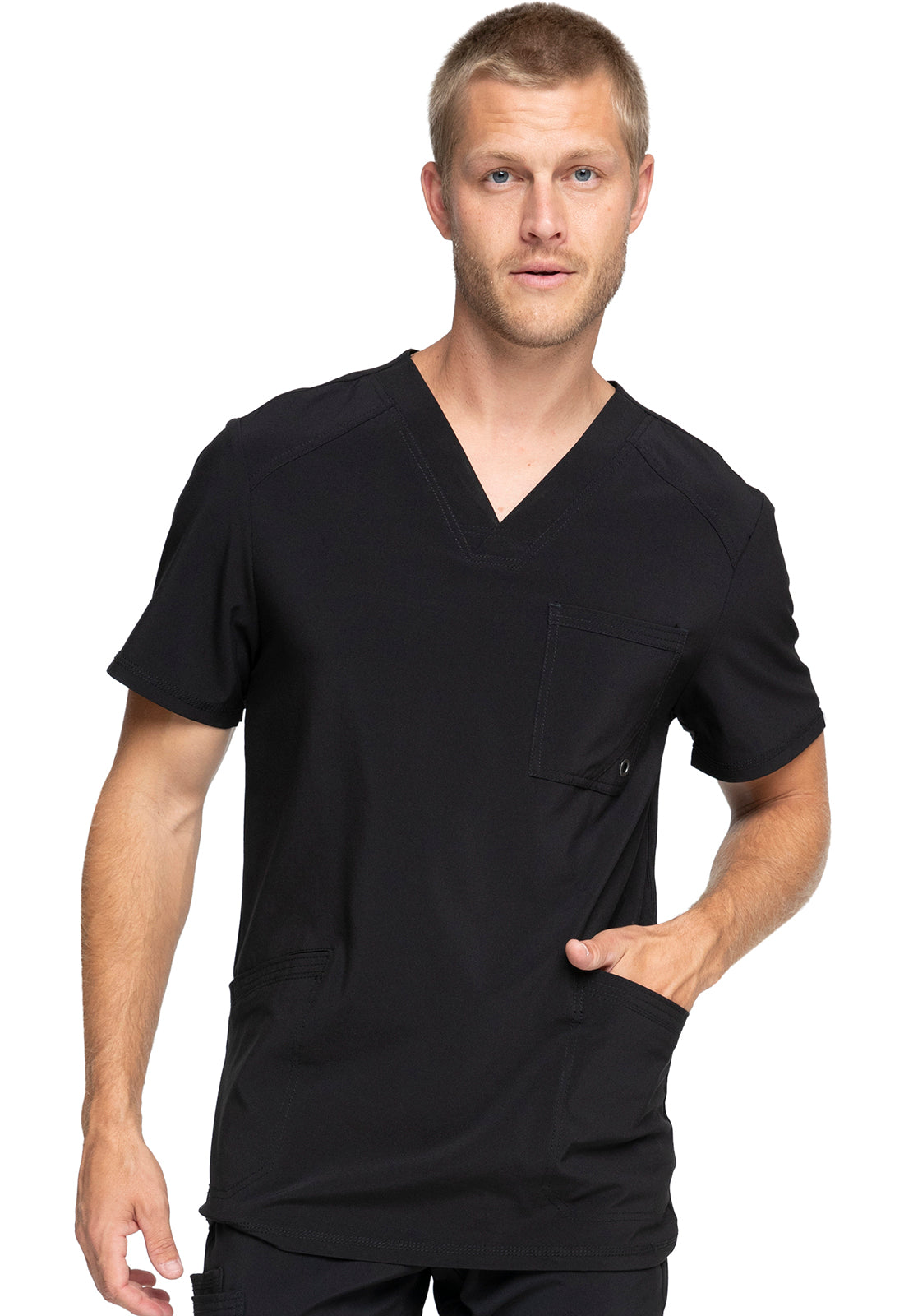 Polera Clinica Hombre CK900a Negro BAPS Cherokee Infinity Legacy