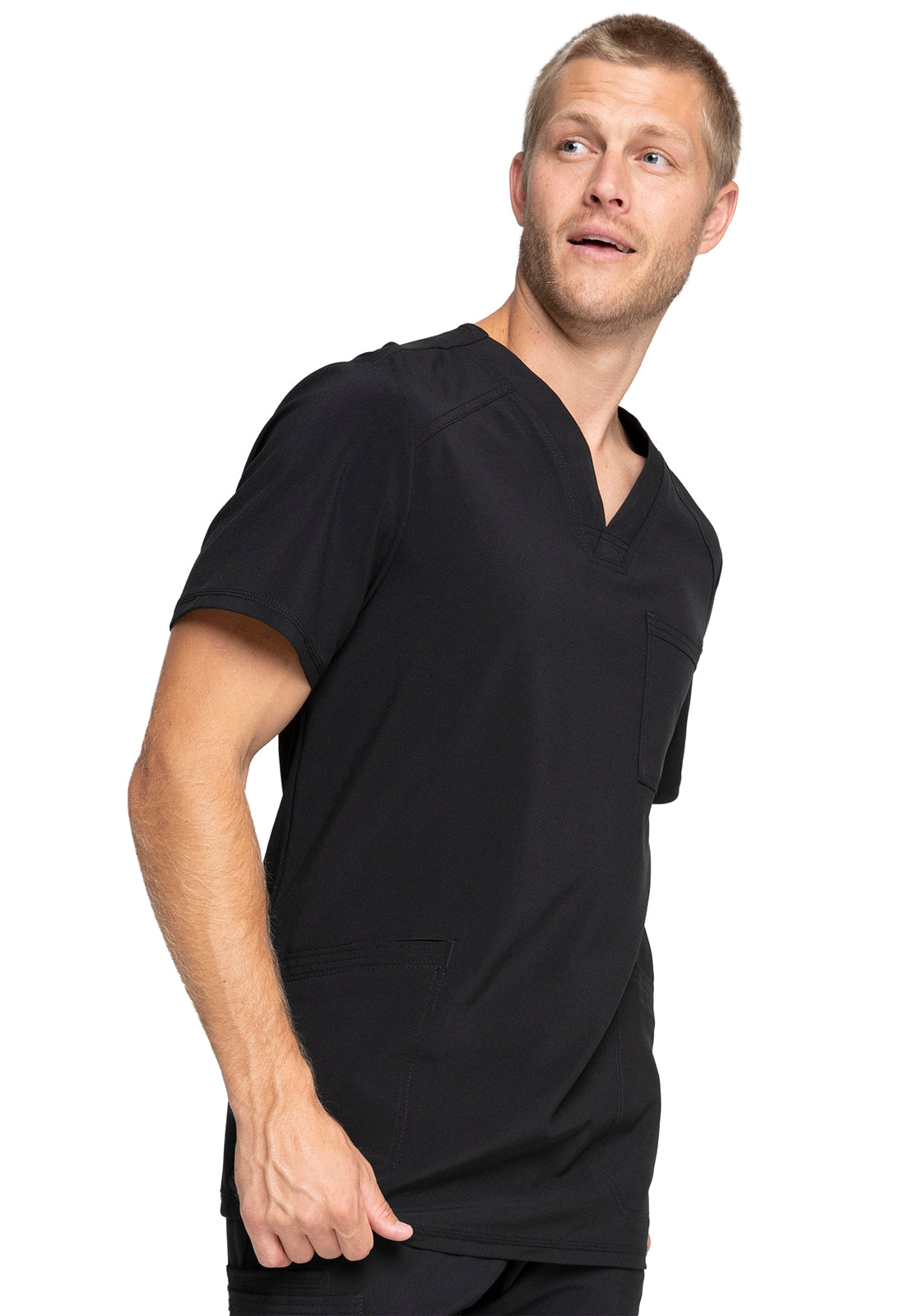 Polera Clinica Hombre CK900a Negro BAPS Cherokee Infinity Legacy