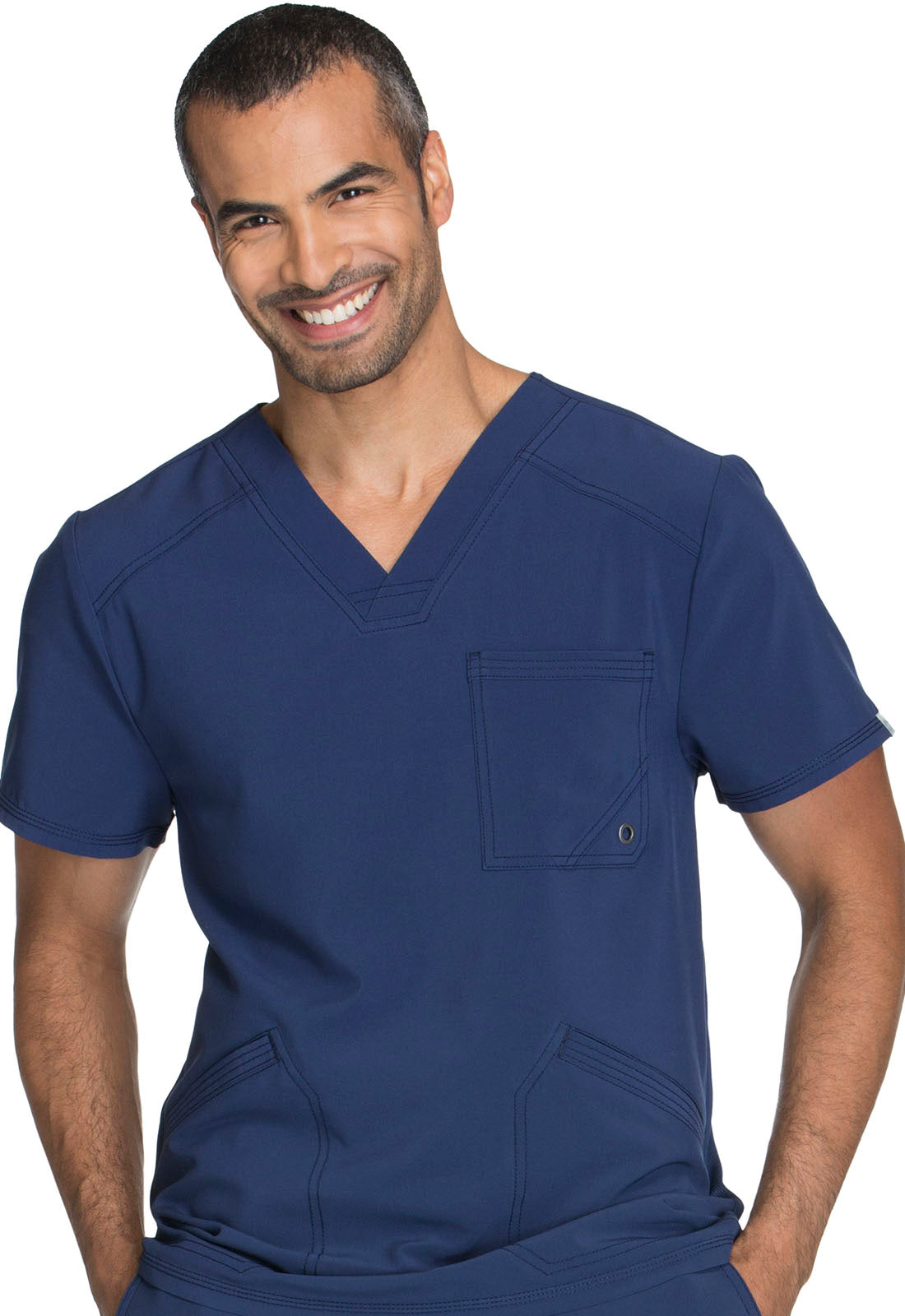 Polera Clinica Hombre CK900a Azul Marino NYPS Cherokee Infinity Legacy