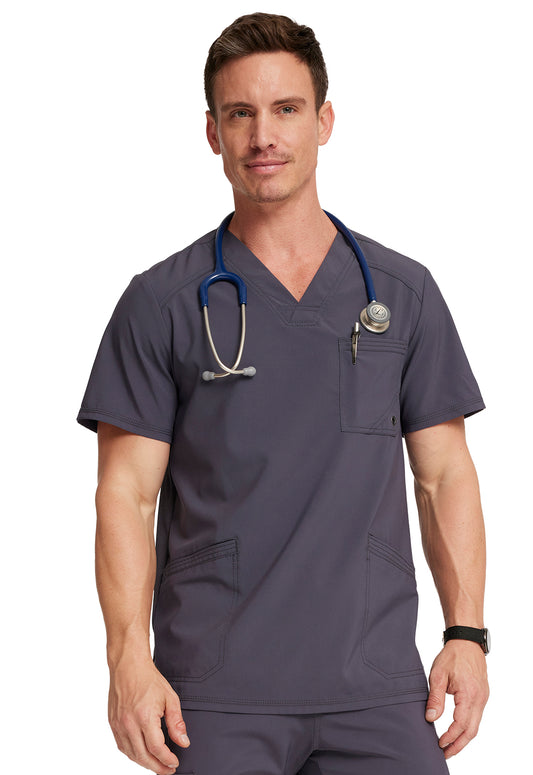 Polera Clinica Hombre CK900a Gris PWPS Cherokee Infinity Legacy