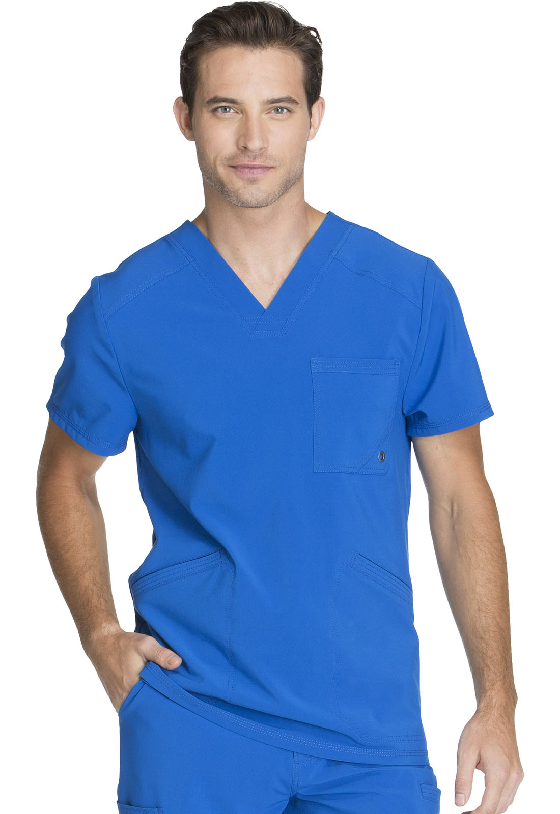 Polera Clinica Hombre CK900a Azul Rey RYPS Cherokee Infinity Legacy