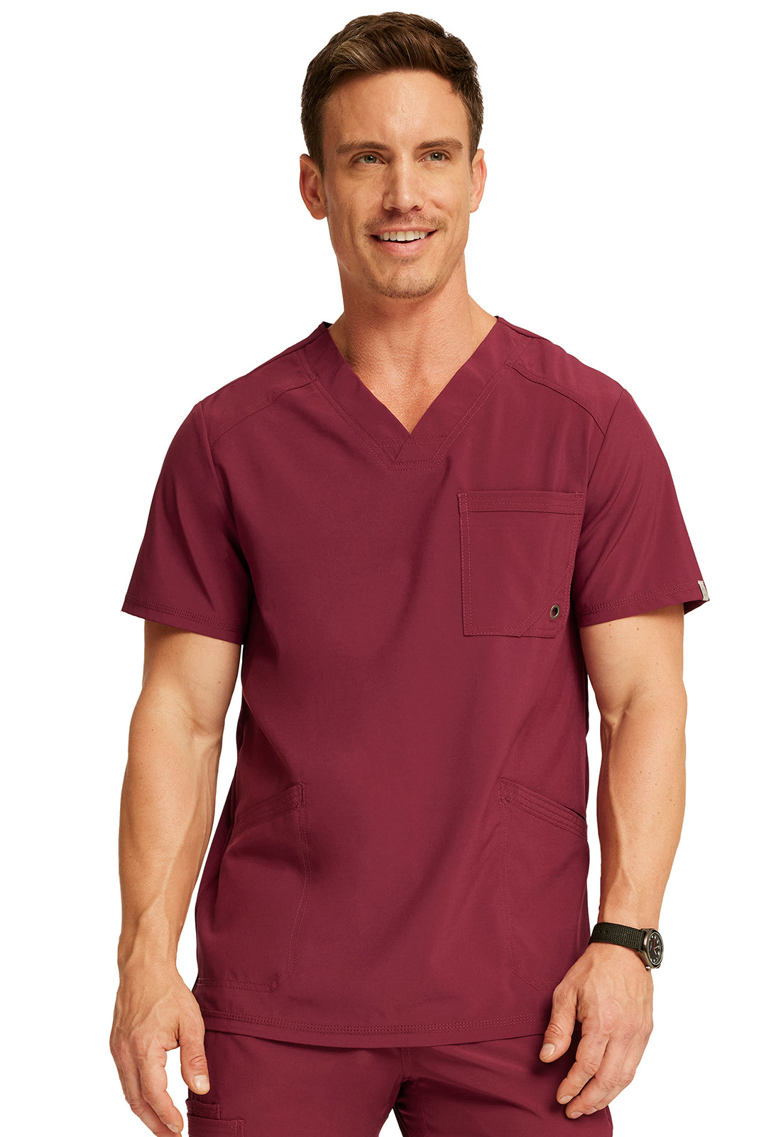 Polera Clinica Hombre CK900a Burdeo WNPS Cherokee Infinity Legacy