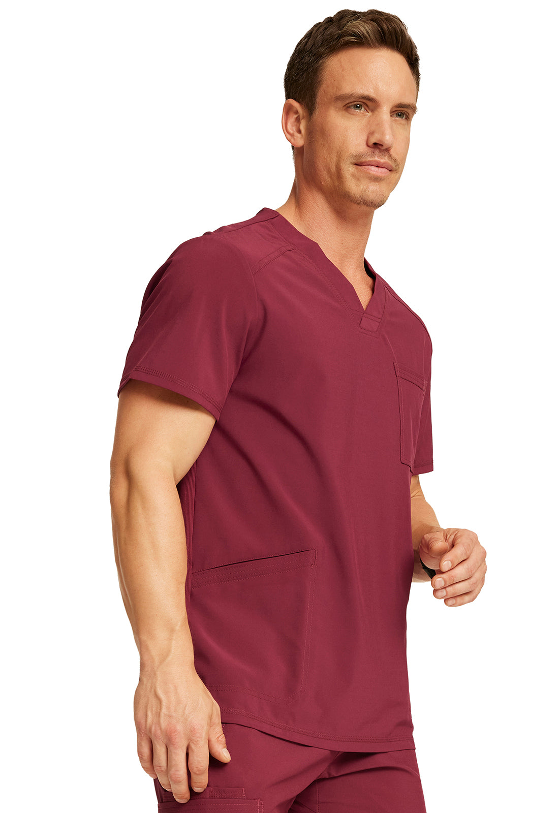 Polera Clinica Hombre CK900a Burdeo WNPS Cherokee Infinity Legacy