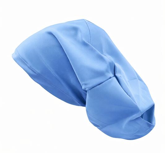 Gorro Clinico Lycra Mujer Celeste