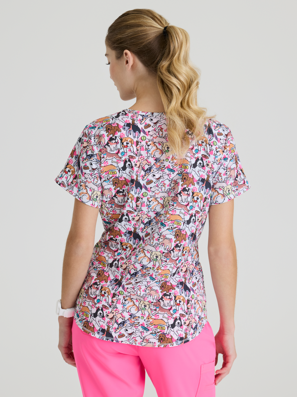 Polera Clínica Mujer estampada SKT021 CENTRAL PARK CNBR SKECHERS