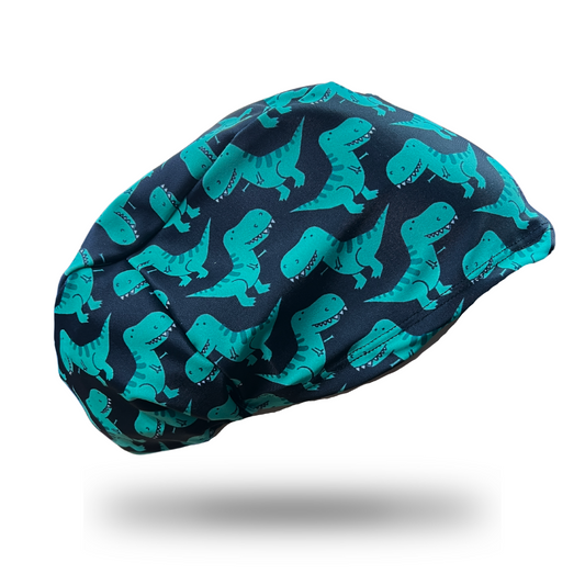 Gorro Clinico Lycra Mujer Dinosaurio