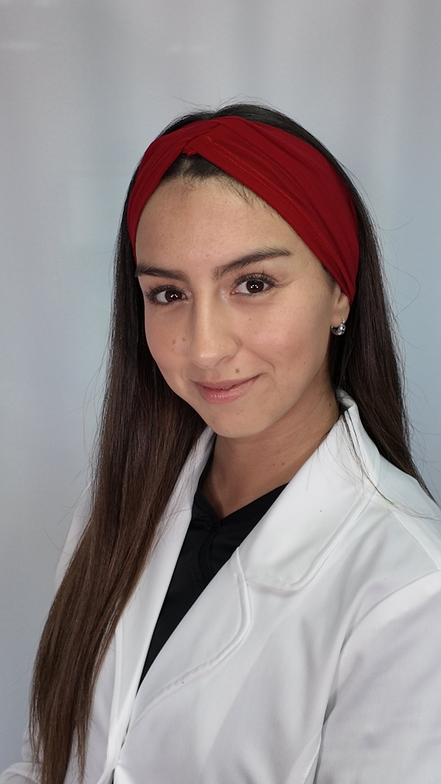 Cintillo Gorro 2 en 1 Clínico Mujer Rojo
