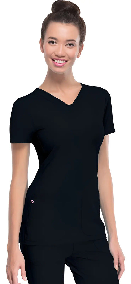 Polera Clínica Mujer Negro 20710 HeartSoul