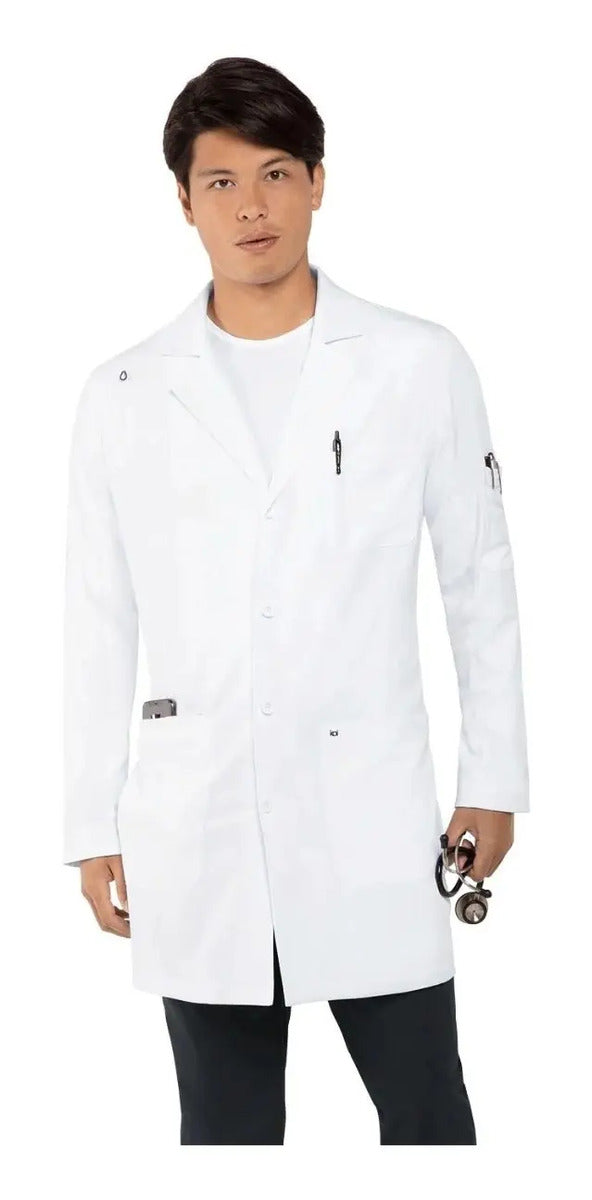 Delantal Clínico Hombre Blanco 456 Koi Next Gen