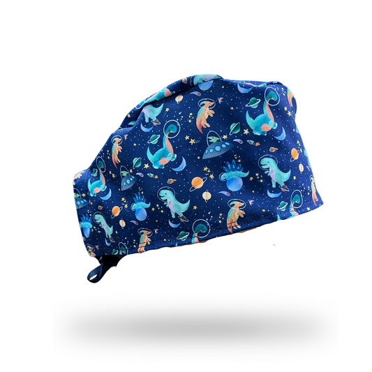 Gorro Clínico Hombre Antifluido Dinosaurios Galaxia