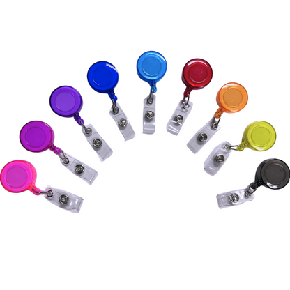 Portacredencial Yoyo Color Pack, vista trasera - Uniformes Clínicos Sami