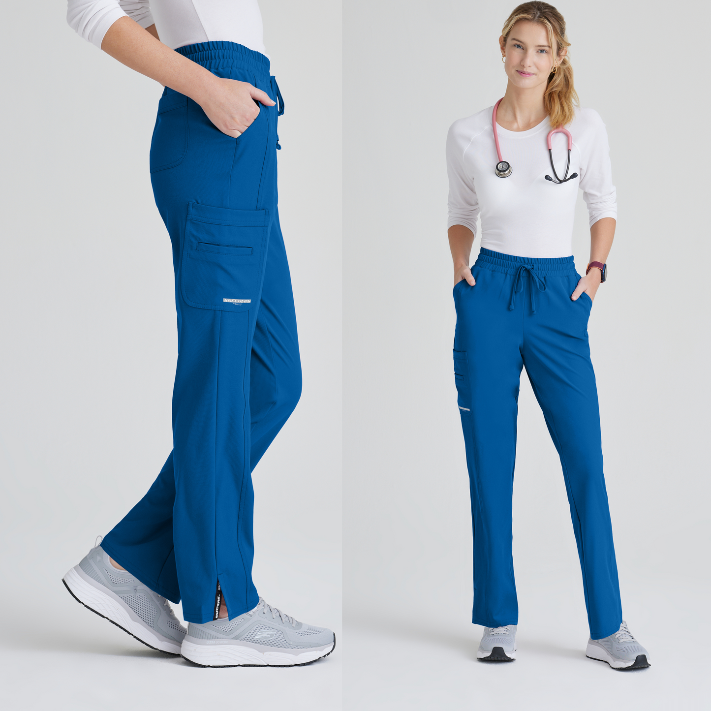 Pantalón Clínico Mujer SKP623 Azul rey Skechers