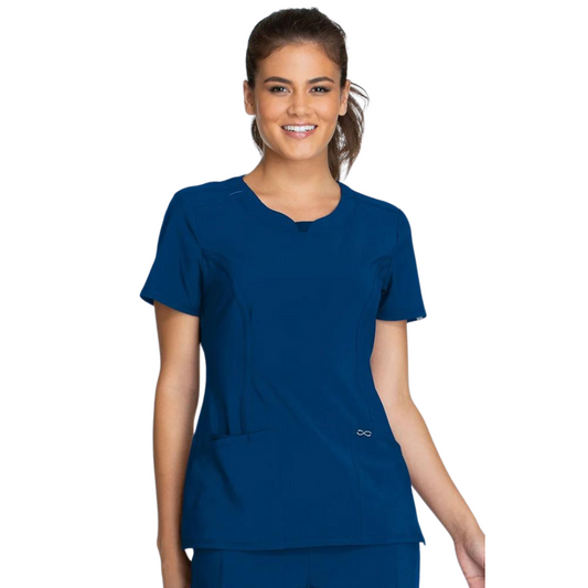 Polera Clinica Mujer 2624a Azul marino NYPS Cherokee Infinity Legacy