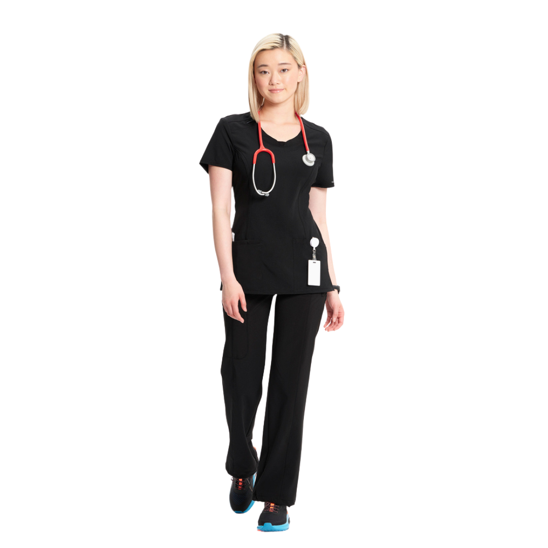 Polera Clinica Mujer 2624a Negro BAPS Cherokee Infinity Legacy