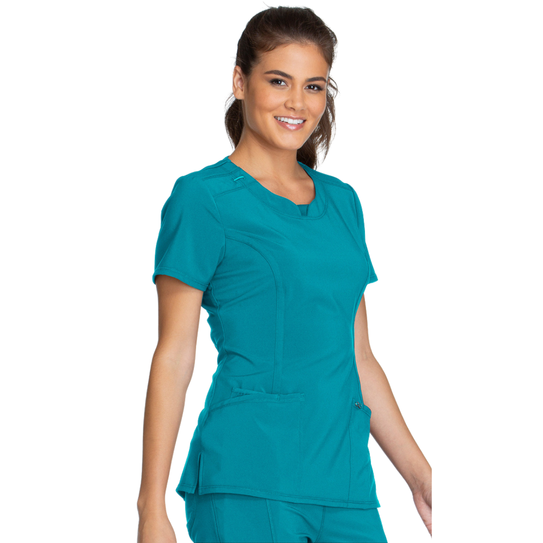 Polera Clinica Mujer 2624a Verde TLPS Cherokee Infinity Legacy