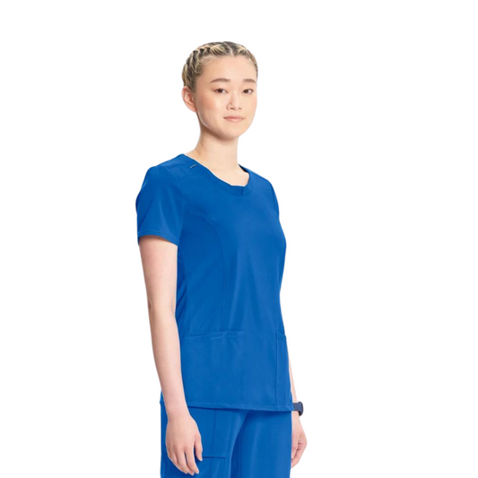 Polera Clinica Mujer 2624a Azul Rey RYPS Cherokee Infinity Legacy