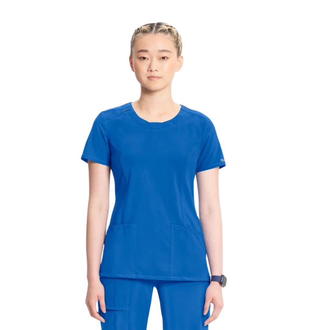 Polera Clinica Mujer 2624a Azul Rey RYPS Cherokee Infinity Legacy