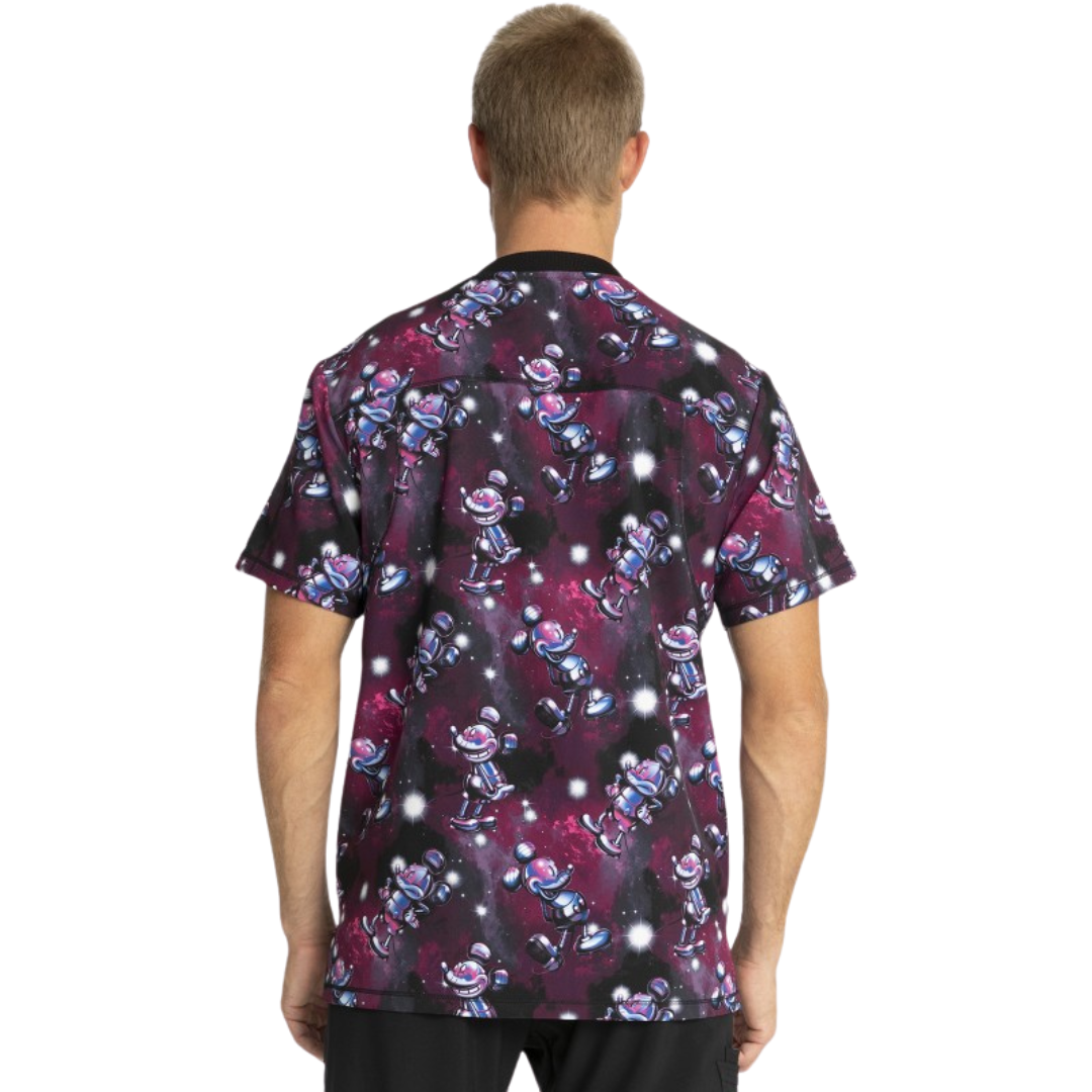 Polera Clínica Disney Hombre TF730 MKEI Estampado Mickey Tooniforms