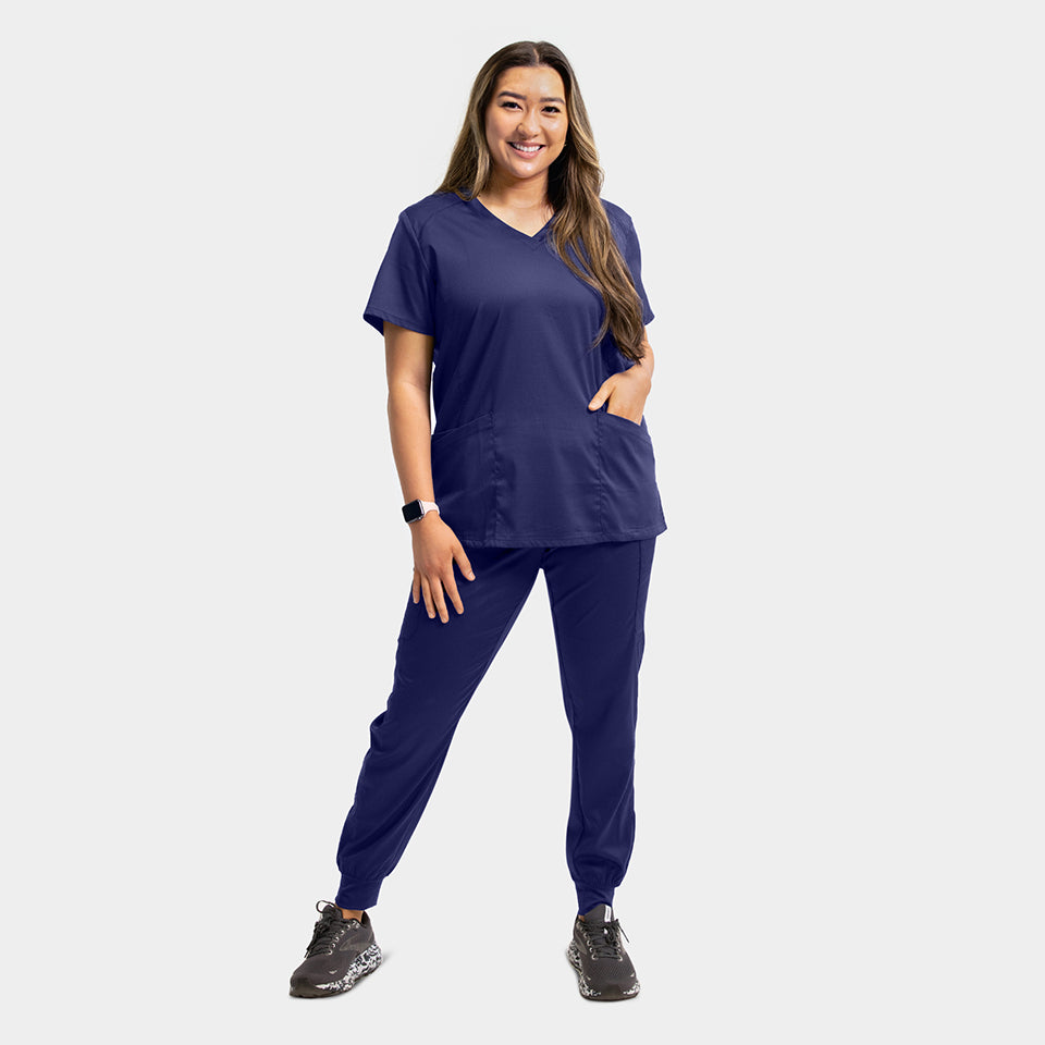 Pantalón Clínico Mujer Azul Marino 6803 Jogger EDGE