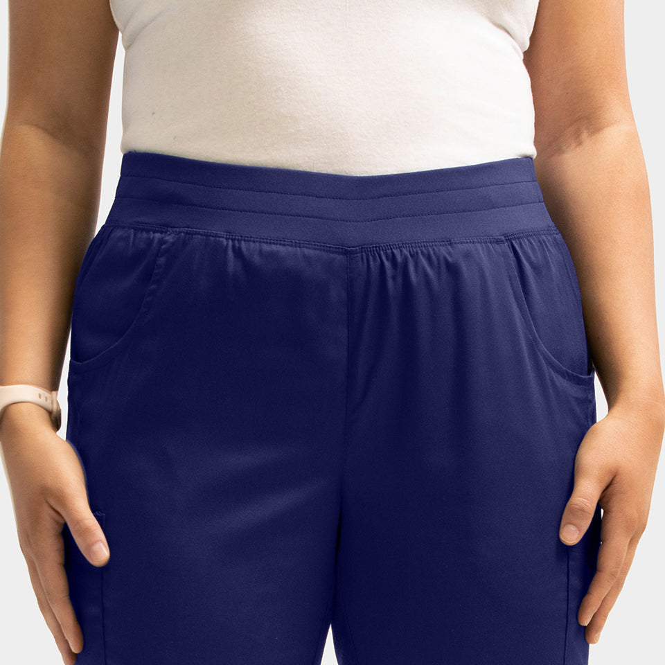 Pantalón Clínico Mujer Azul Marino 6803 Jogger EDGE