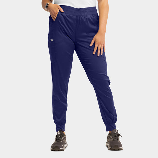 Pantalón Clínico Mujer Azul Marino 6803 Jogger EDGE