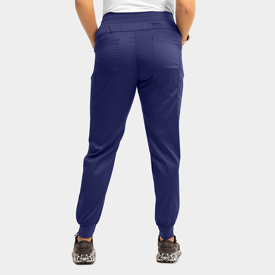 Pantalón Clínico Mujer Azul Marino 6803 Jogger EDGE