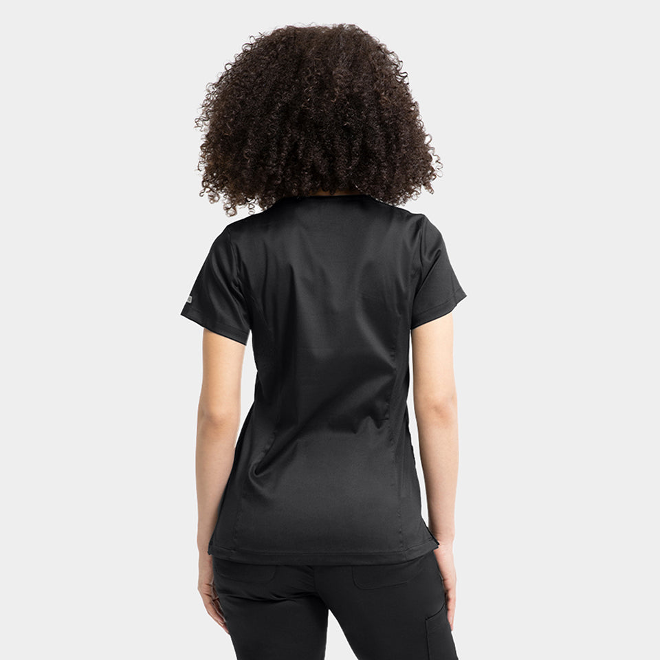 Polera Clínica Mujer Negro 2803 EDGE