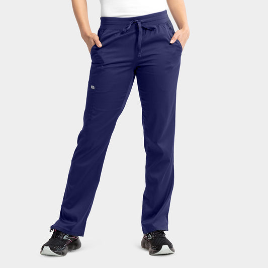 Pantalón Clínico Mujer Azul Marino 6802 Recto EDGE