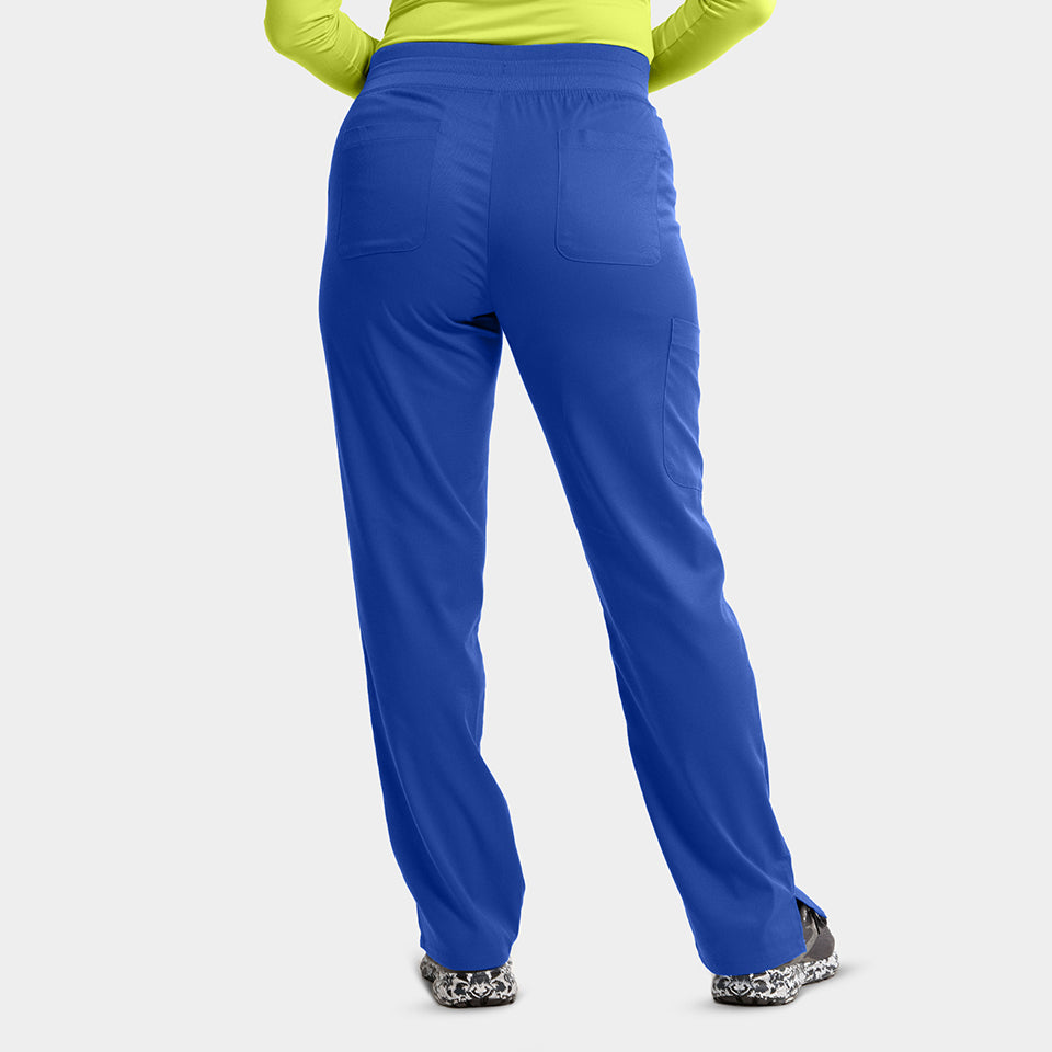 Pantalón Clínico Mujer Azul Rey 6802 Recto EDGE