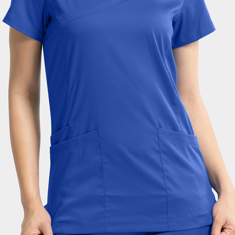 Polera Clínica Mujer Azul Rey 2803 EDGE