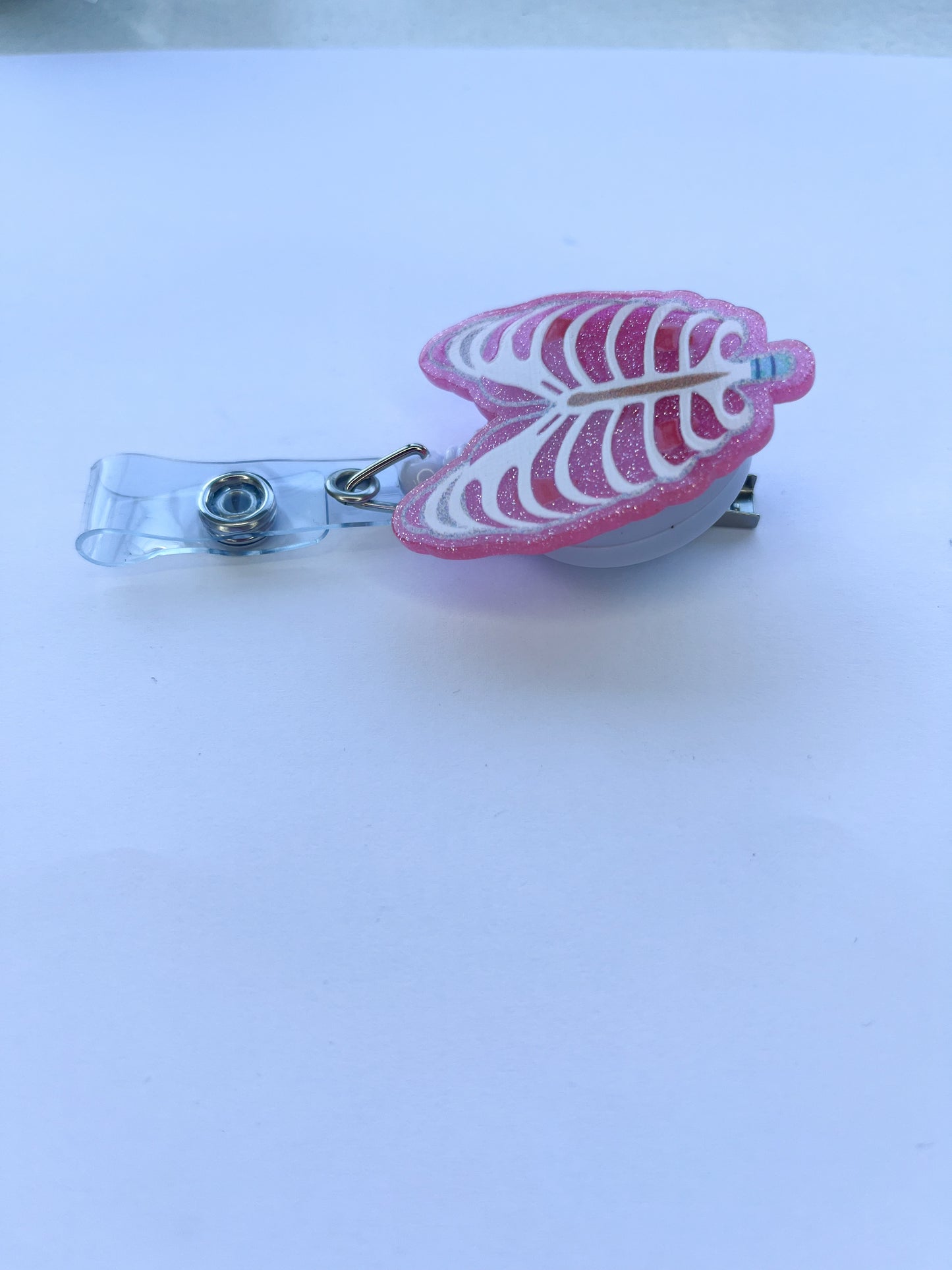 Porta credencial acrílico Torax RX rosa