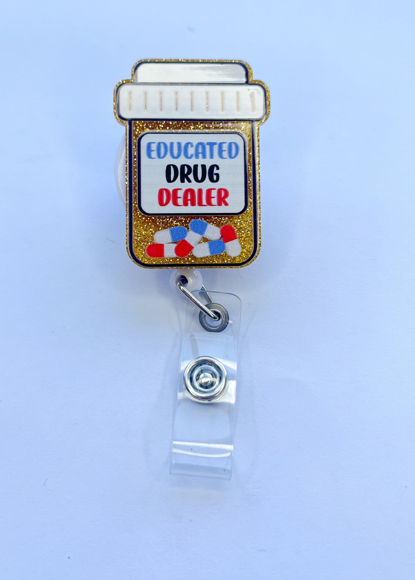 Porta credencial acrílico Educated Drug Dealer