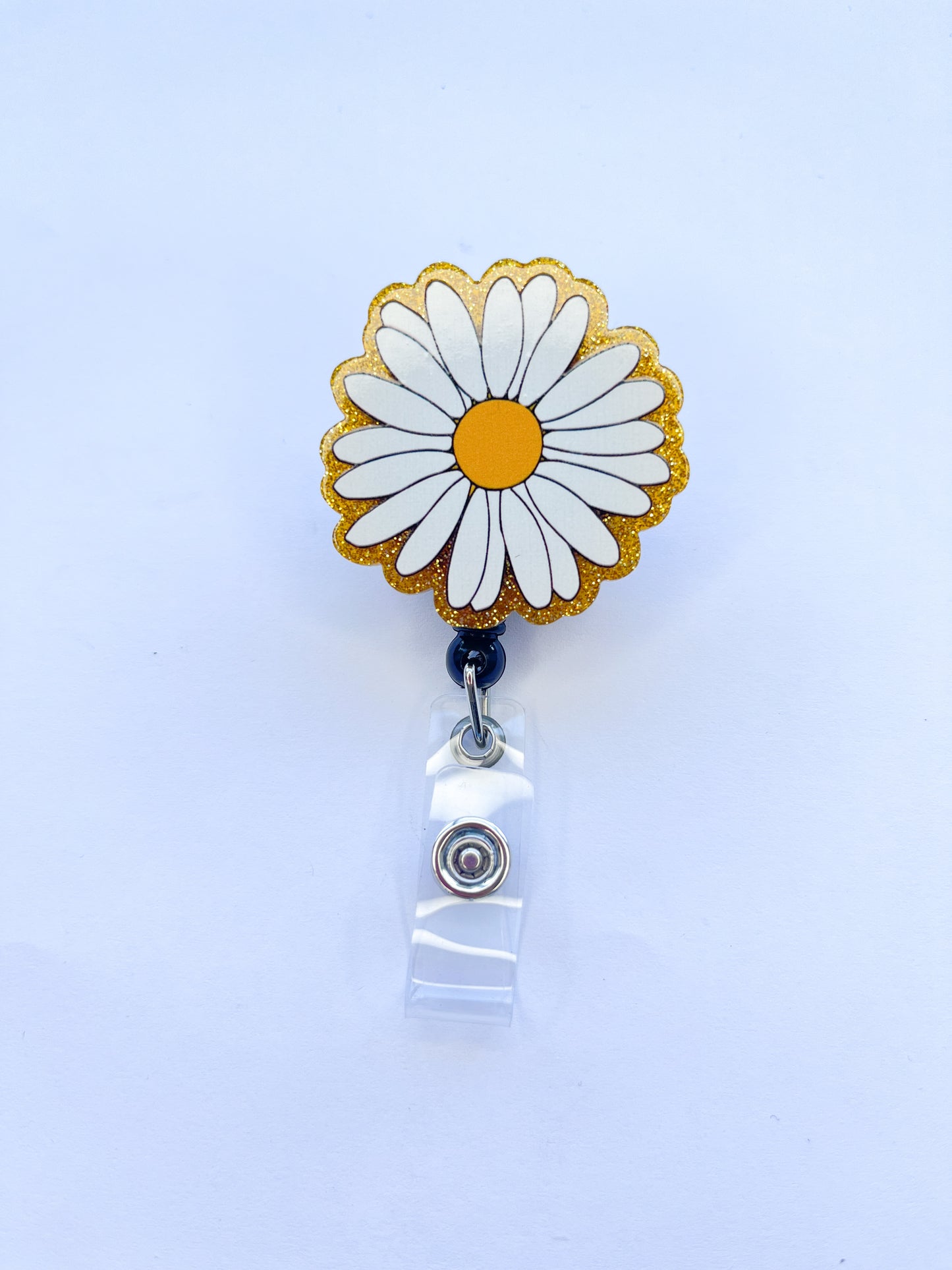 Porta credencial acrílico Girasol amarillo